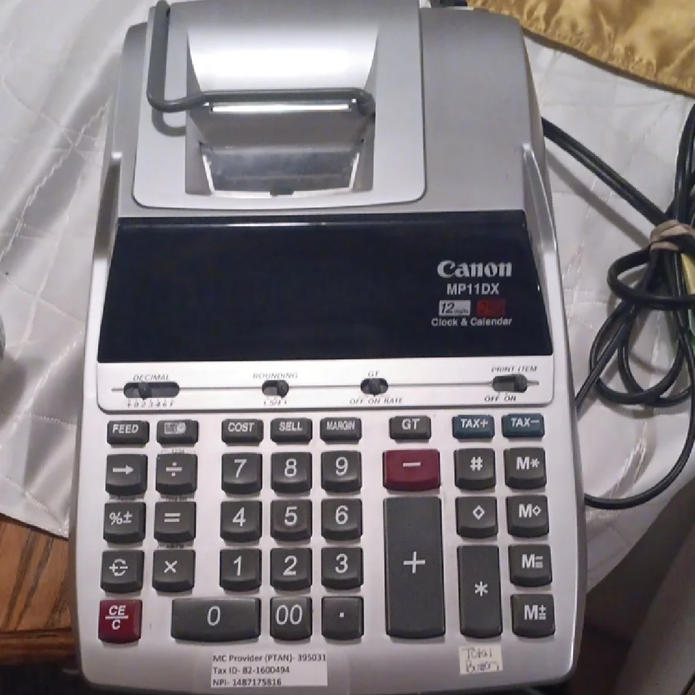 Canon MP11DX Silver Calculator